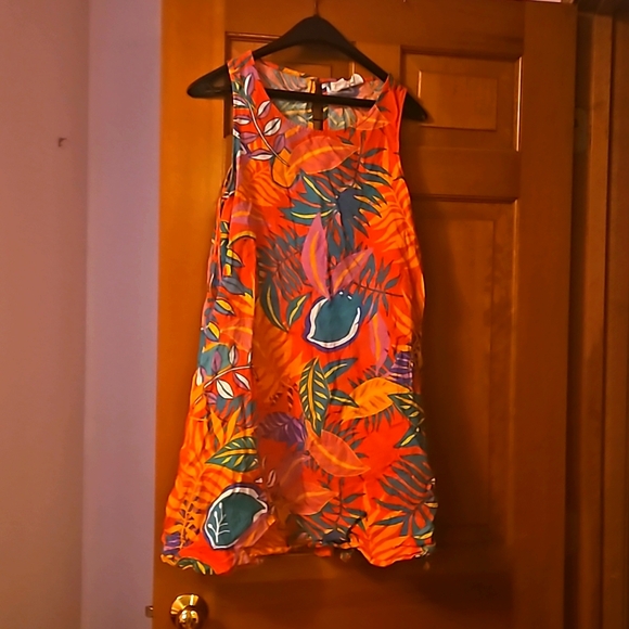 C & C linen sleeveless dress - Picture 1 of 2